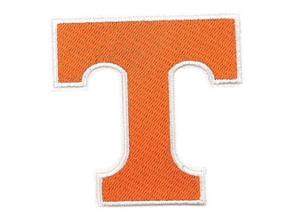 Tennessee Patch. Fully Embroidered. Iron On Backing. 3"x2.5"