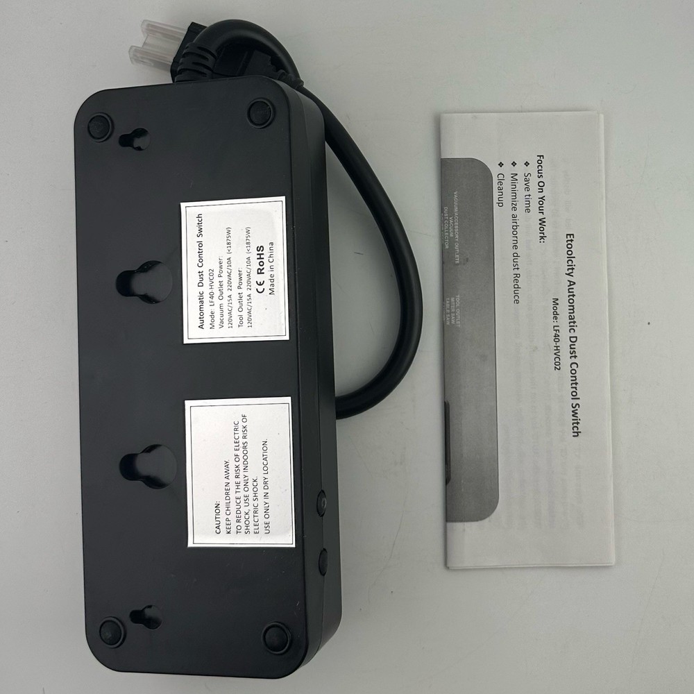 Etoolcity LF40-HVC02 Automatic Dust Control Switch Vacuum Tool Power