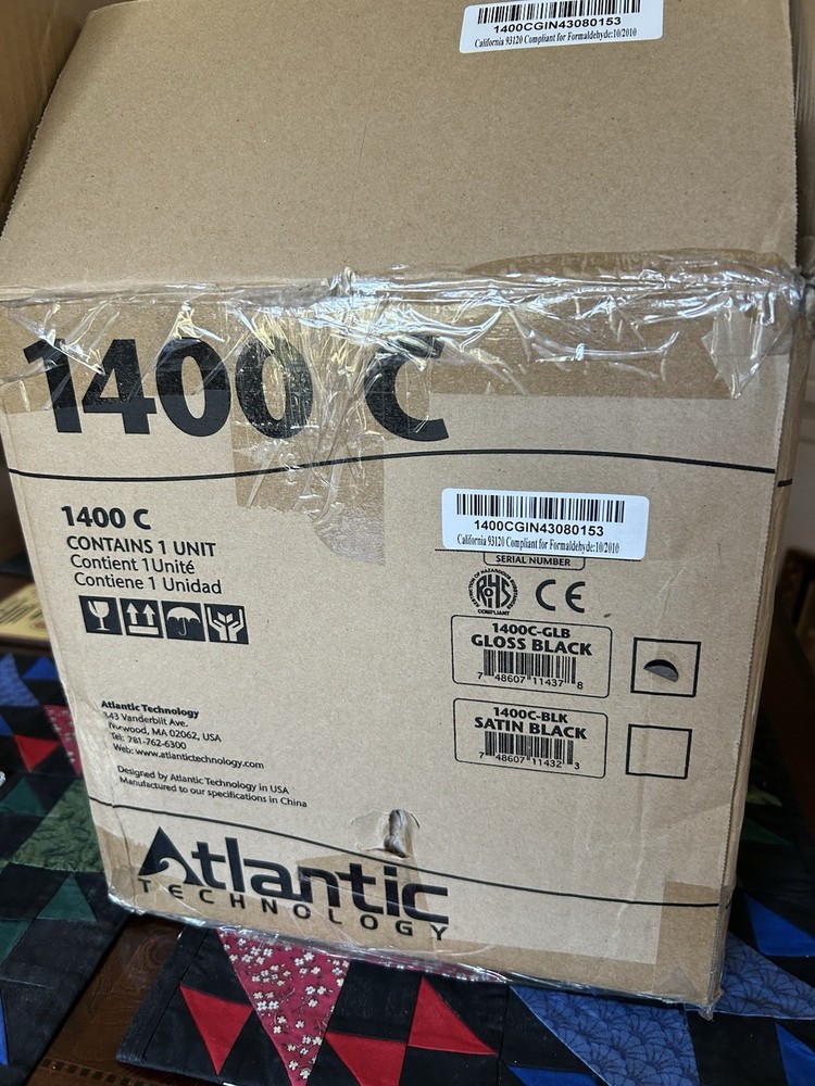 Atlantic Technology 1400C center speaker - gloss black