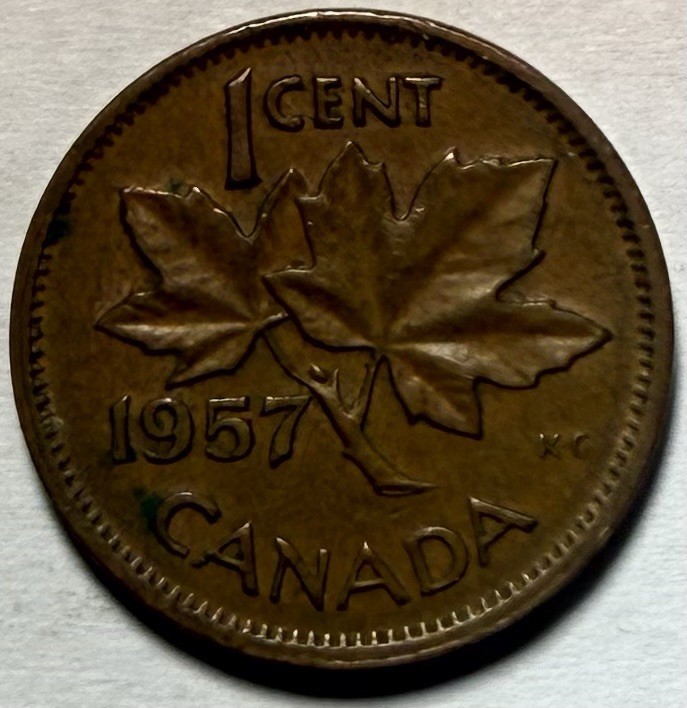 Canada 1957 Cent - Good Or Better