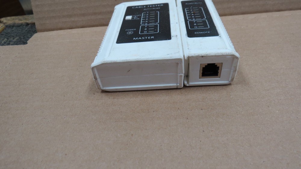 CABLE TESTER RJ11-RJ45 MASTER & REMOTE
