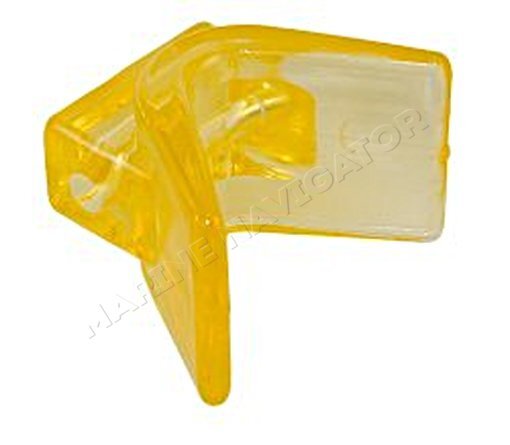 Scuff protection bow transparent polymer narrow