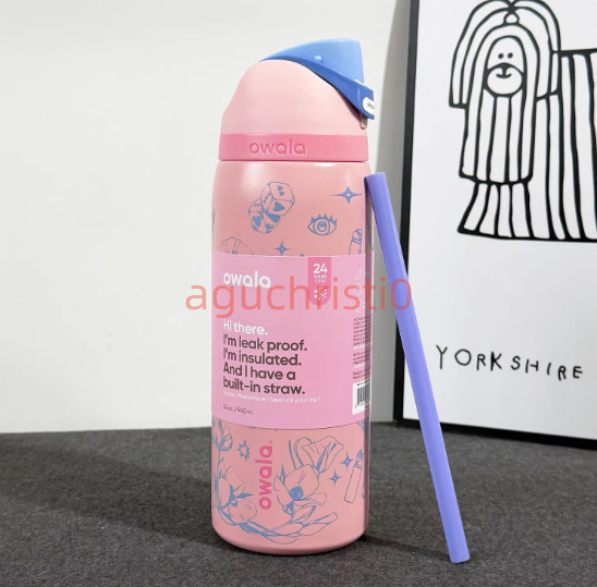 NEW Owala DSG Exclusive FreeSip Insulated Water Bottle Shot to Heart -30OZ