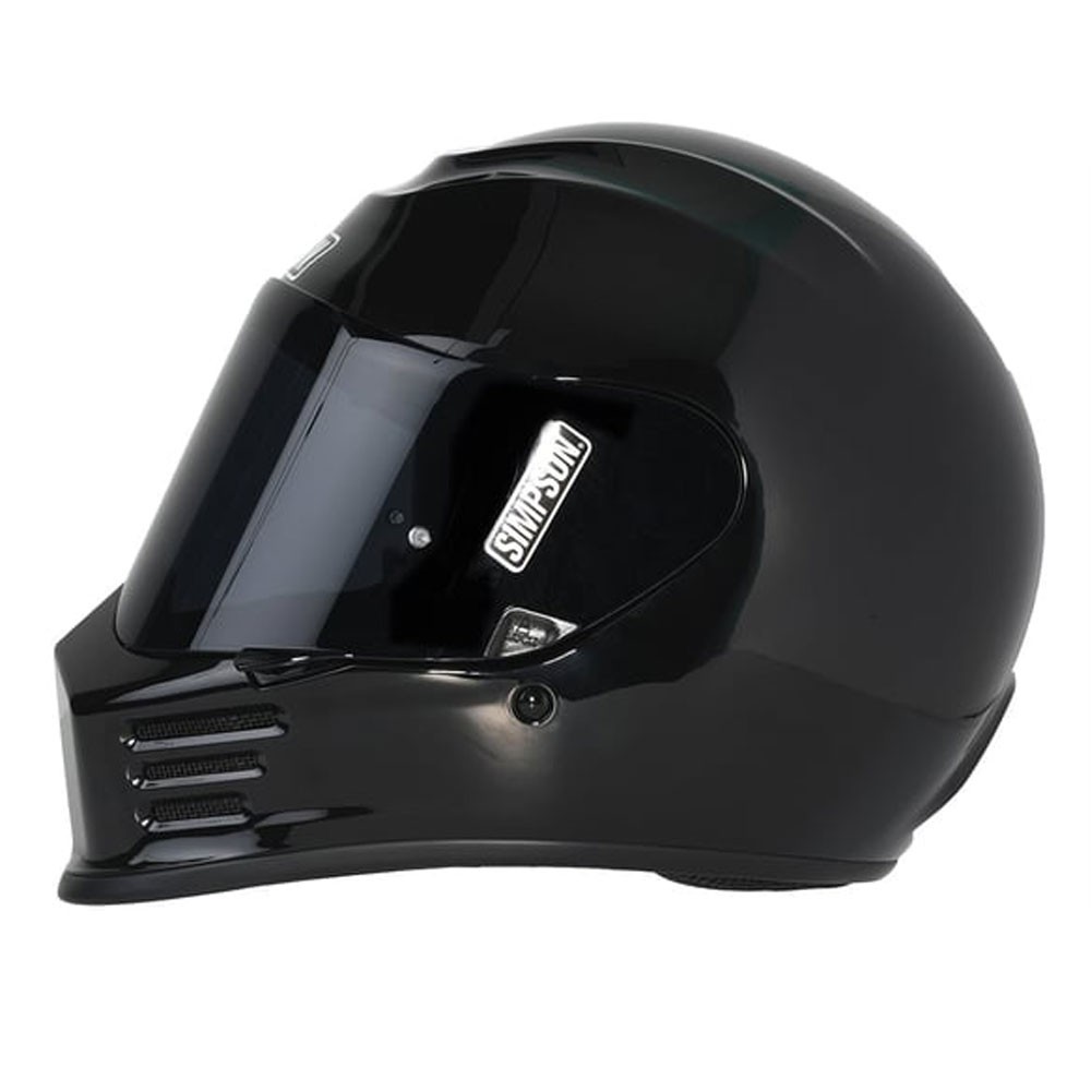 Simpson Helmet SPBL2; Speed Bandit Large Full Face Gloss Black DOT/ECE