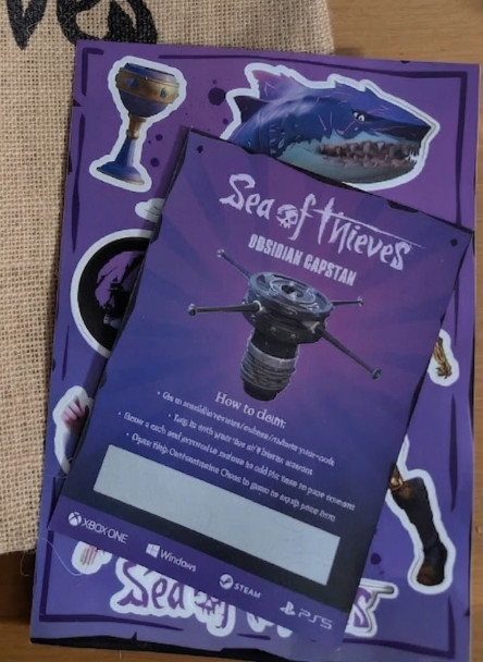 Sea of ​​Thieves Obsidian Capstan Code All platforms