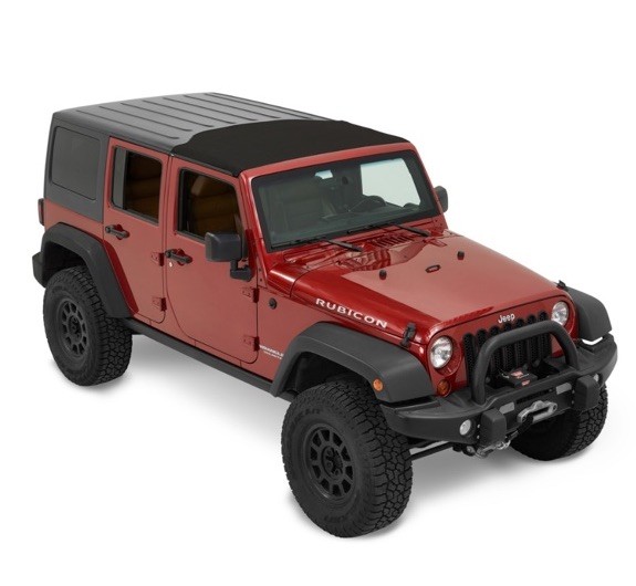 Bestop Sunrider® Hartop Black Twill Premium 07-18 Jeep Wrangler JK JKU 52453-17