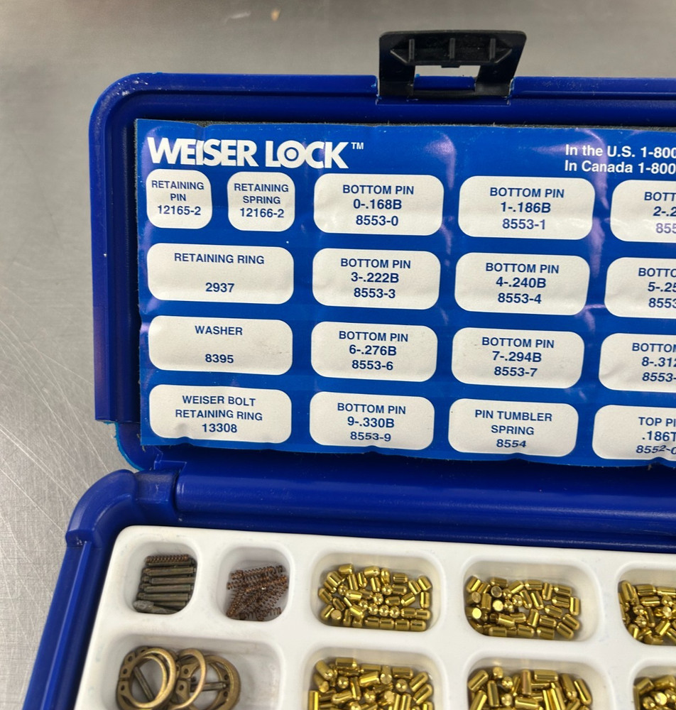 Weiser Lock Pin Retaining Ring Washers Kit | Pre-Owned
