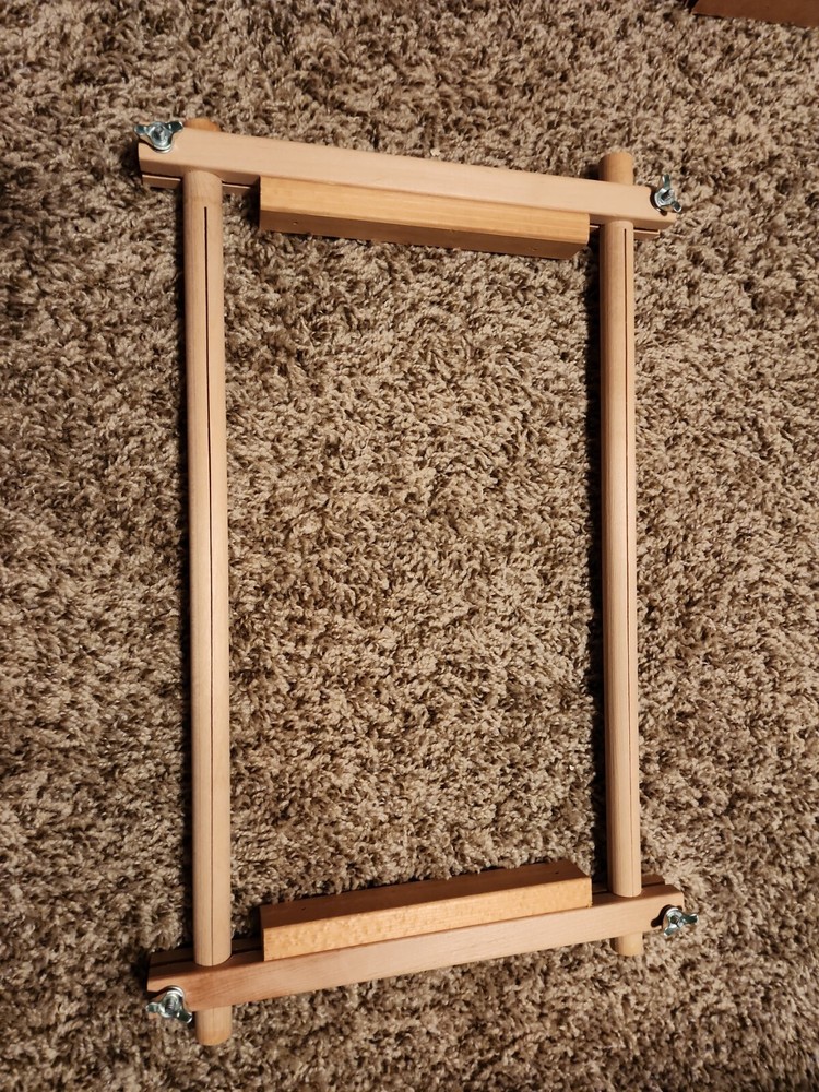 Crosstitch Frame Square Rectangle Tan