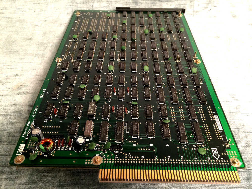 SONY BVT-2000 TIME BASE CORRECTOR CIRCUIT BOARD #5 DIGITAL PROCESSOR 1, (DP-28)