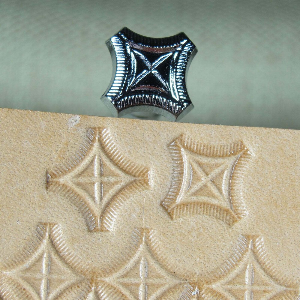 Japan Select - #G870 Box Geometric Stamp (Leather Stamping Tool)