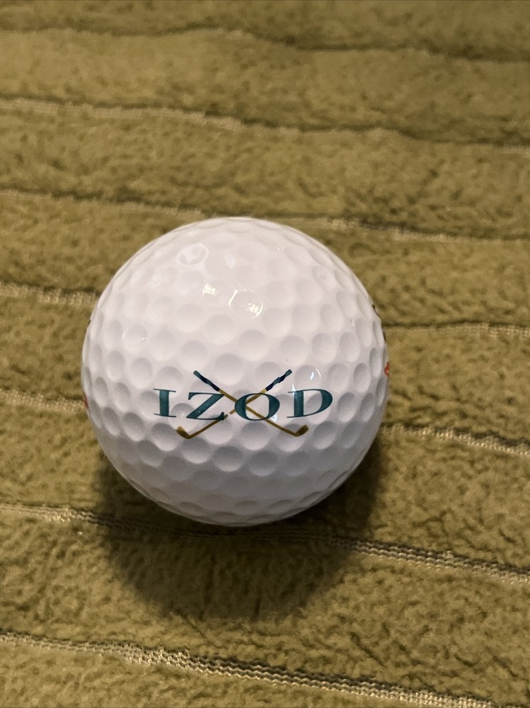 IZOD Logo Golf Ball Spalding 4