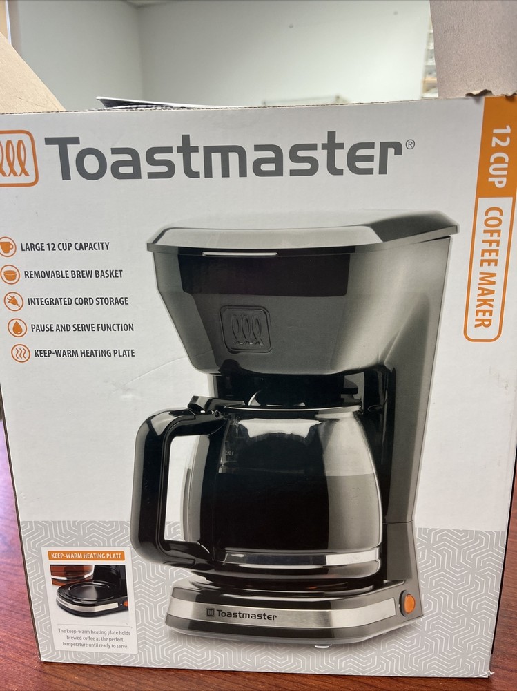 Toastmaster Cofee Machine 12 Cup Capacity Brand New Just Box Open