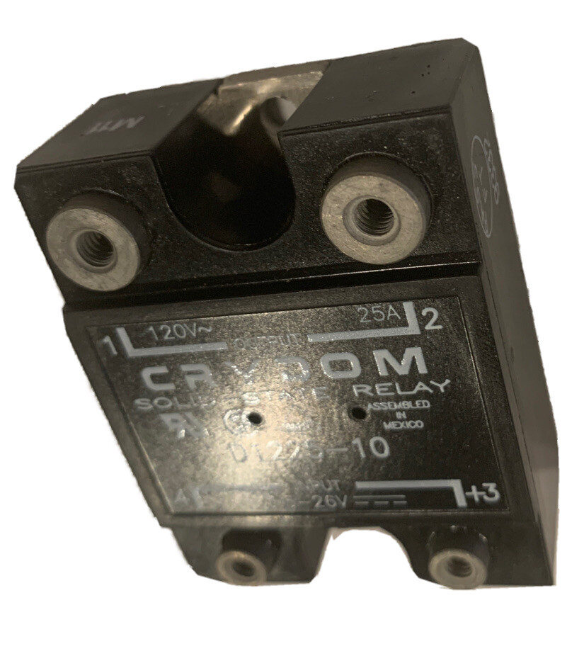 Crydom D1225-10 Solid-State Relay, 3-32VDC, 25A, Instantaneous Turn-On
