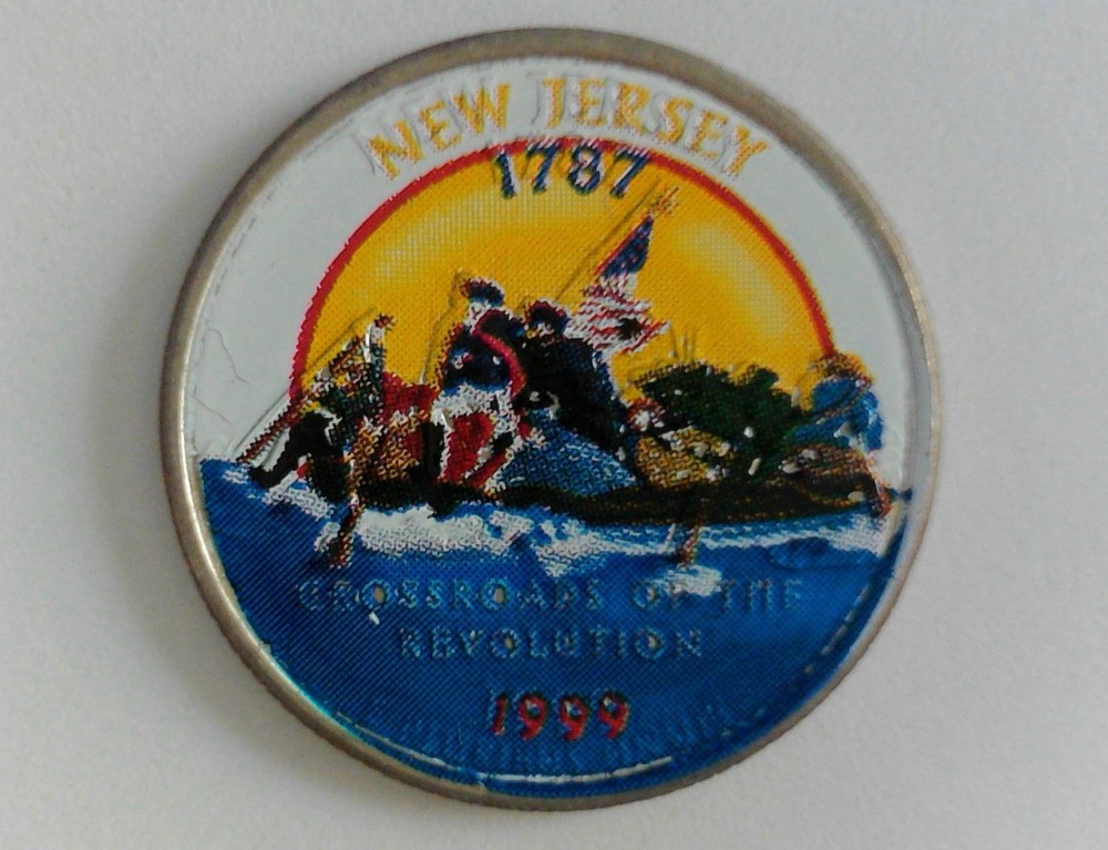 New Jersey - 1999 Colorized State Quarter
