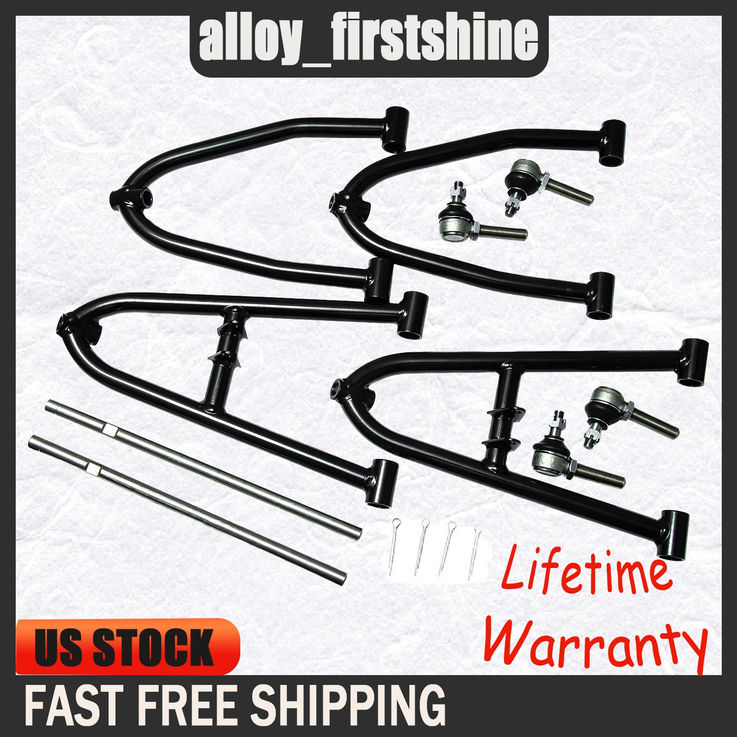 Sport Extended A-Arms +3" Fit 2003-2004 Suzuki Quadsport Z400 LTZ400 NEW