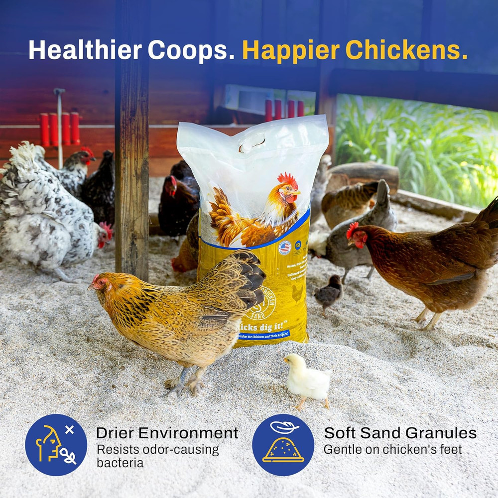 50 Lbs (-Pack) – Dust-Free, Odor-Control Bedding for Chicken Coops, Nesting Boxe