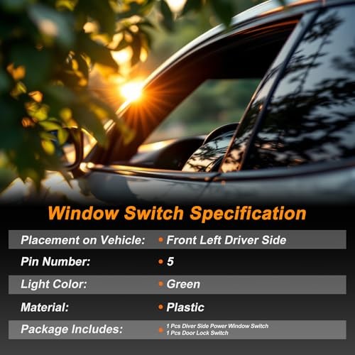 Front Left Driver Side Power Window Switch for Lincoln Town Car 2003-2008