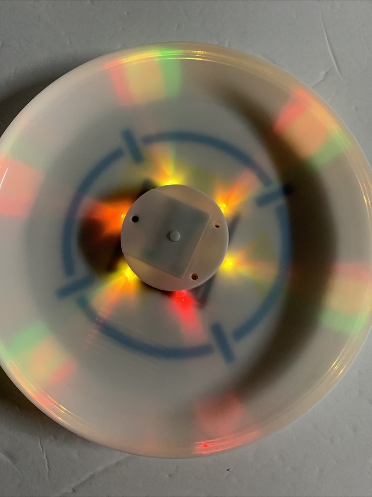 nerf light up frisbee flying disc new