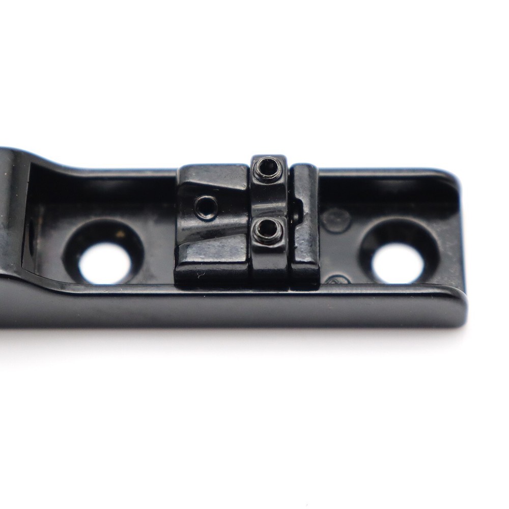 4 String Single String Bass Bridge Headless Individual Bridges and Nuts Black