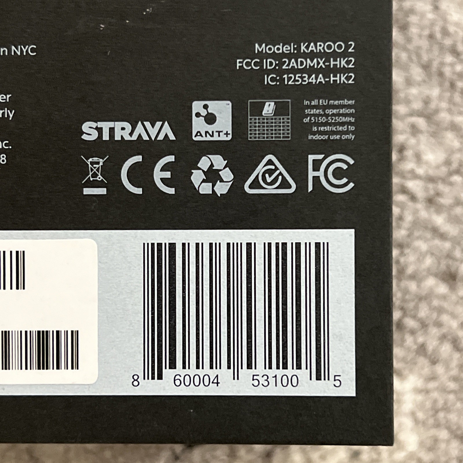 Hammerhead Karoo 2 GPS Bike Computer Touch Screen Music Bright Big Screen FREE S