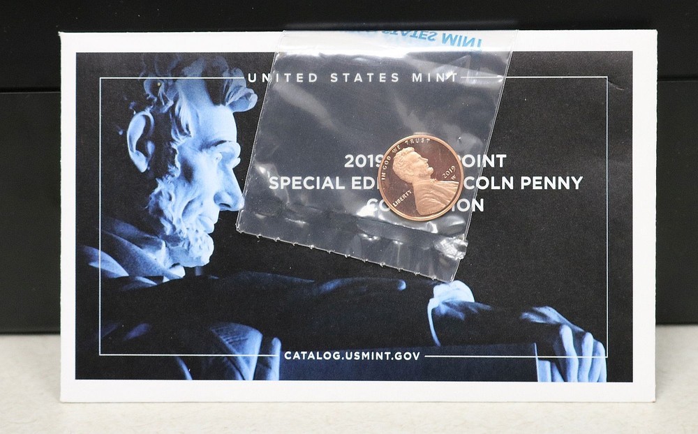 2019 W Proof Penny Lincoln Cent Envelope COA West Point #1490