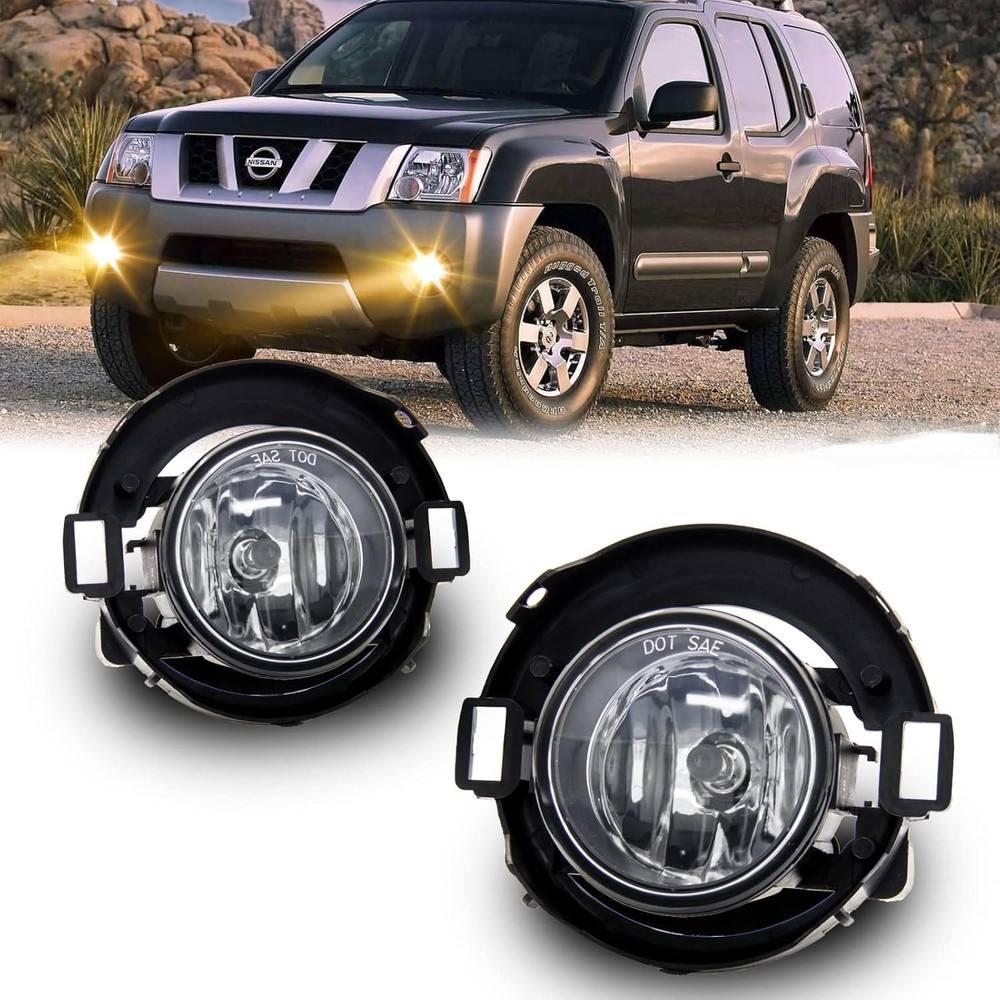 Fog Light Assembly Replacement For 2005-2015 Xterra / 2010-2017 Frontier With H1