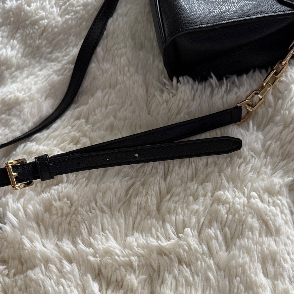 Michael Kors Black and Gold Crossbody Bag