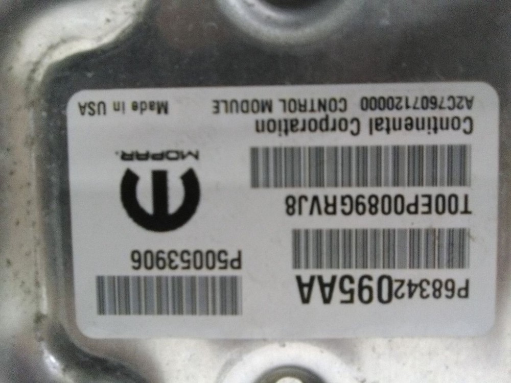 17-21 Jeep Compass Engine ECM Electronic Control Module 2.4 Liter