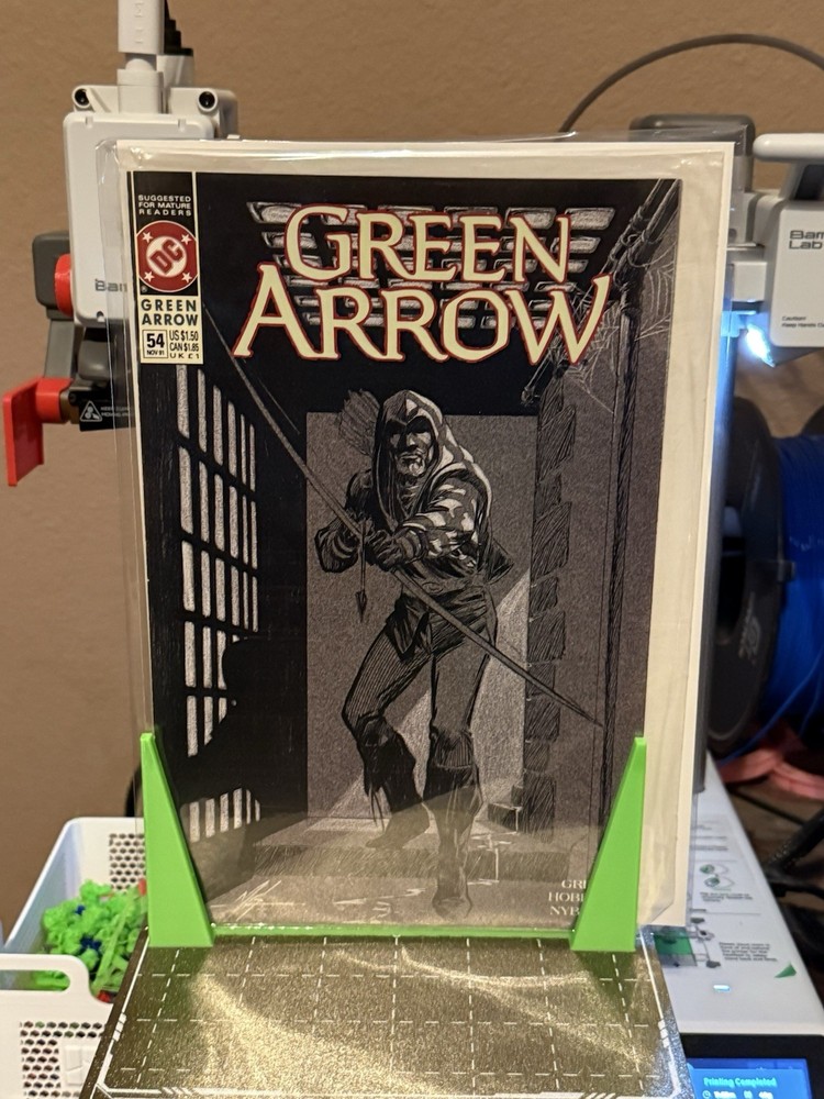 comic book wall display