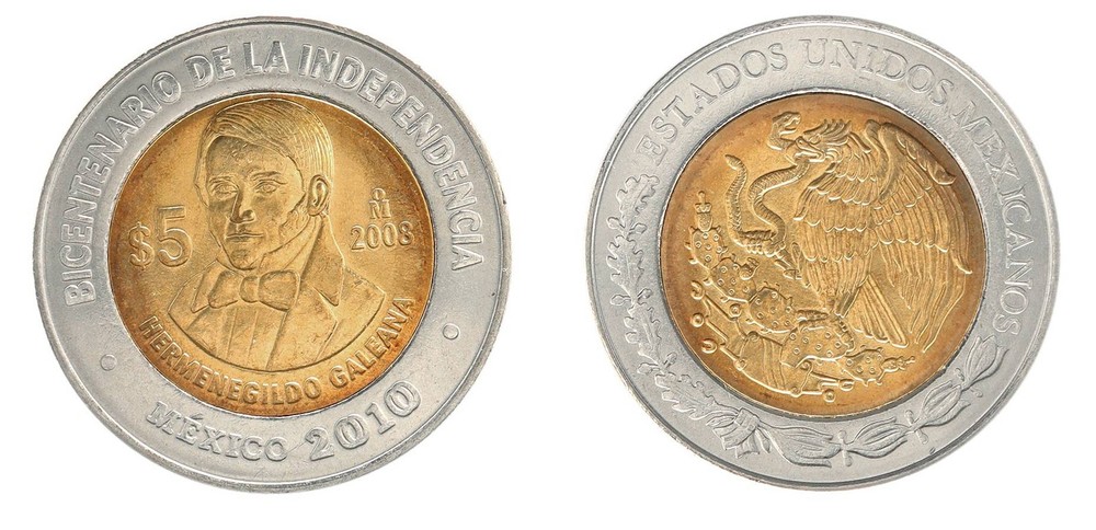 Mexico 5 Pesos, 2008, KM #906, Mint, Commemorative