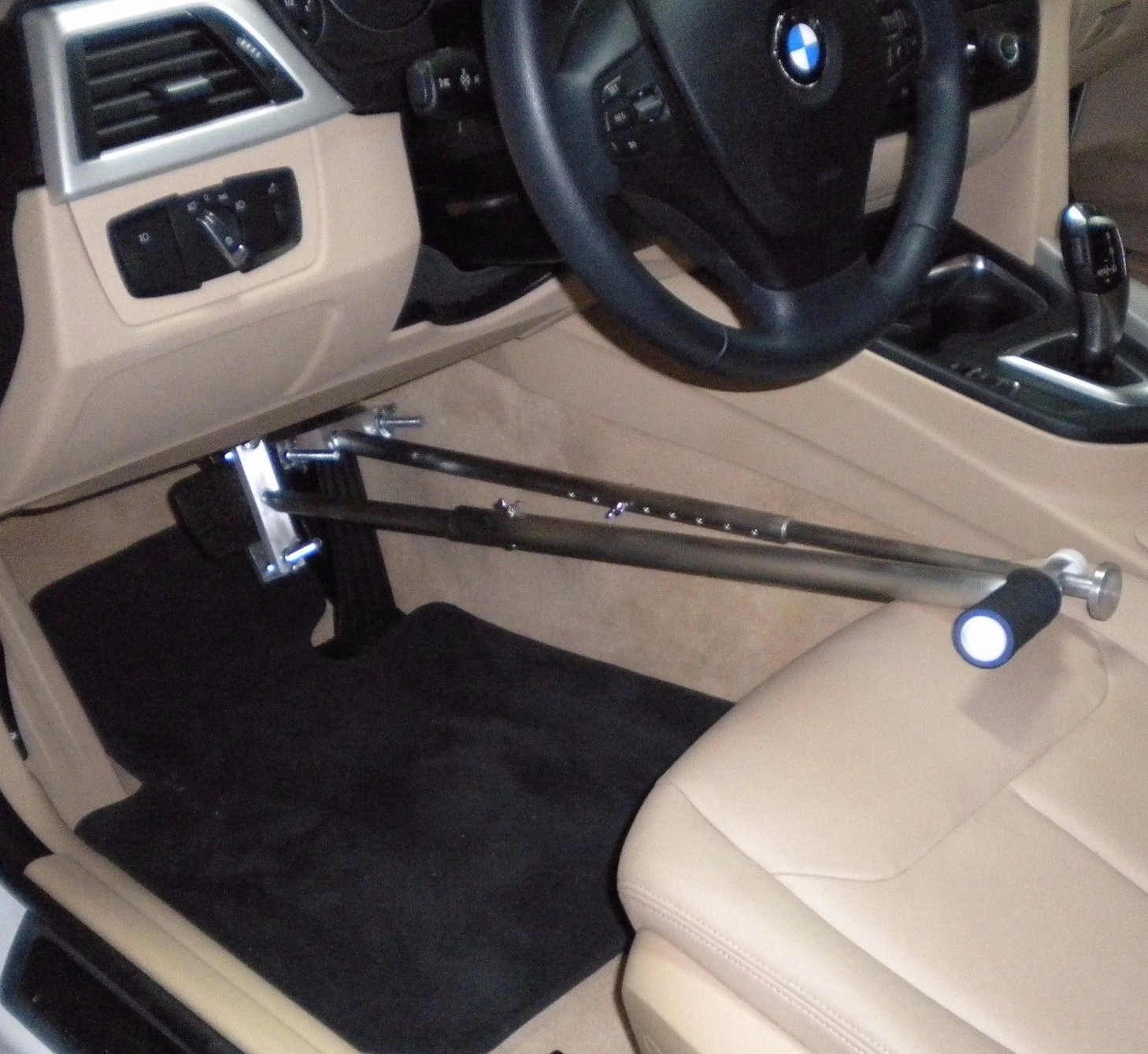 QuicStick Portable Hand Controls Disabled Driving Lightweight Handicap Mobility