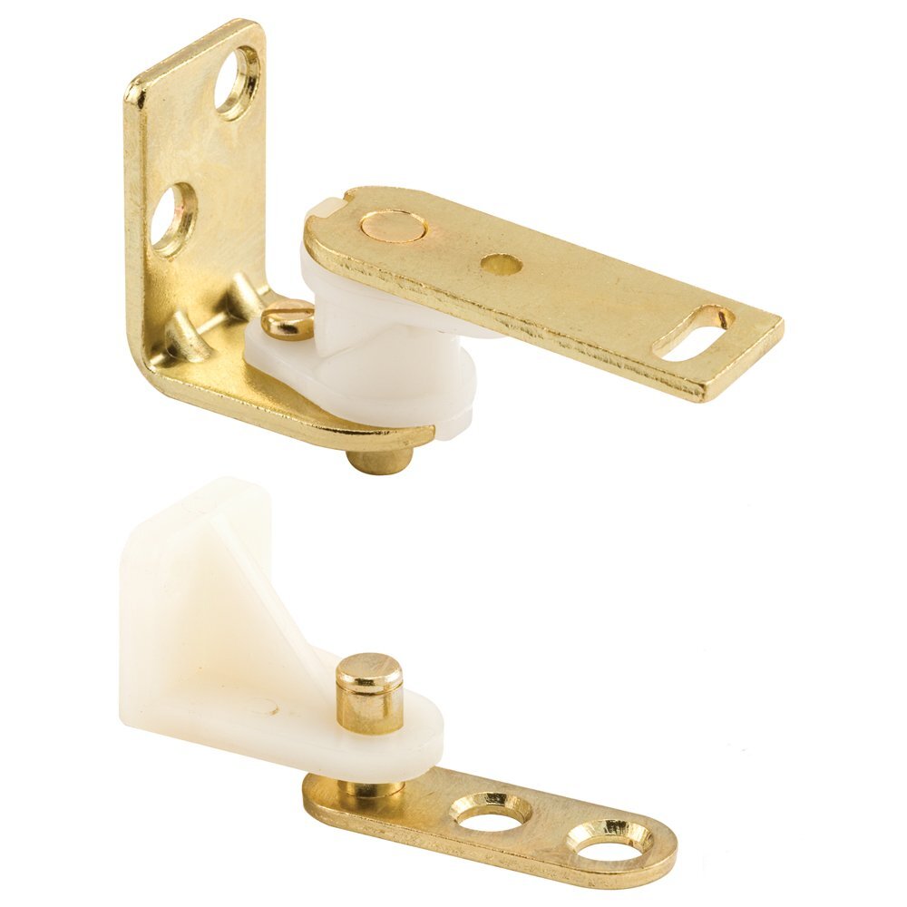 U 9133 Hinge Set Caf Door Style Brass single Pack