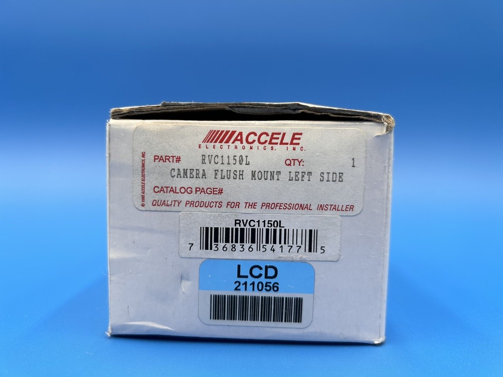 New ACCELE RVC1150L Left Side Flush Mount Camera