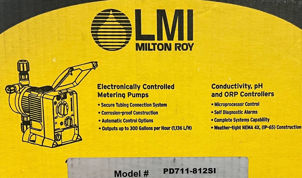 LMI Electronically Controlled Metering Pump PD711-812s