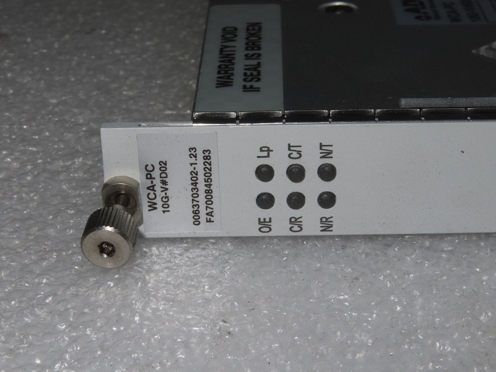 ADVA 0063703402 WCA-PC-10G V#D02