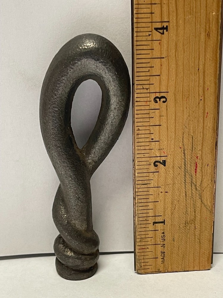 Handles for fireplace tools, Cast iron