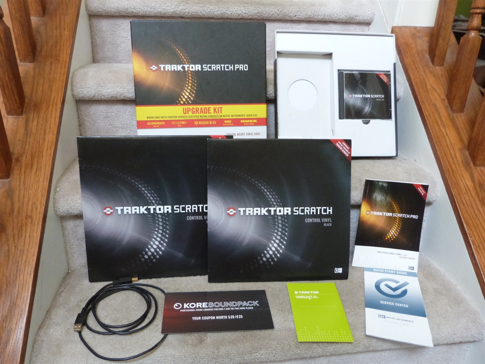 Native Instruments TRAKTOR Scratch Pro Upgrade Kit Digital Heart Vinyl Soul