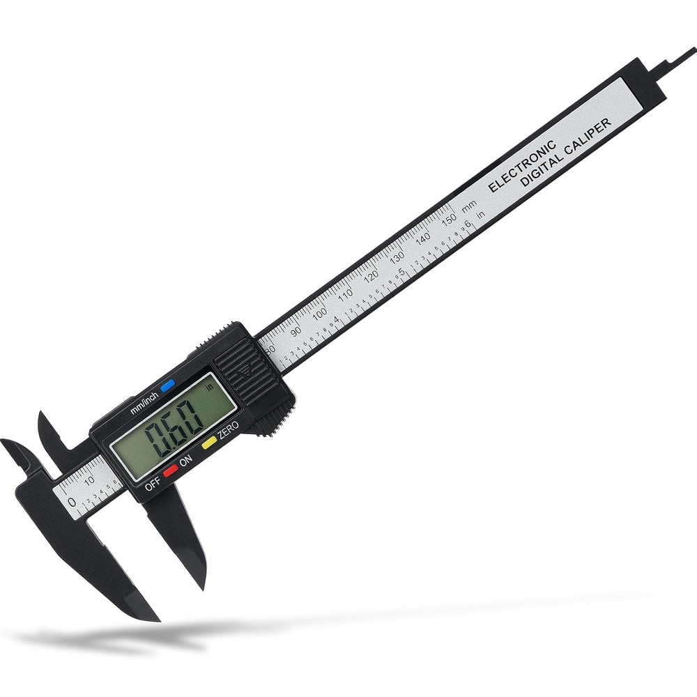 Digital Caliper, 0-6" Calipers Measuring Tool - Electronic Micrometer Caliper w