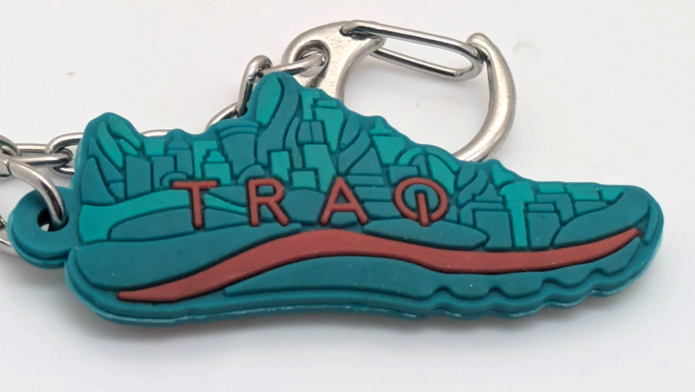 TRAQ Athletic Shoe Promo Keychain