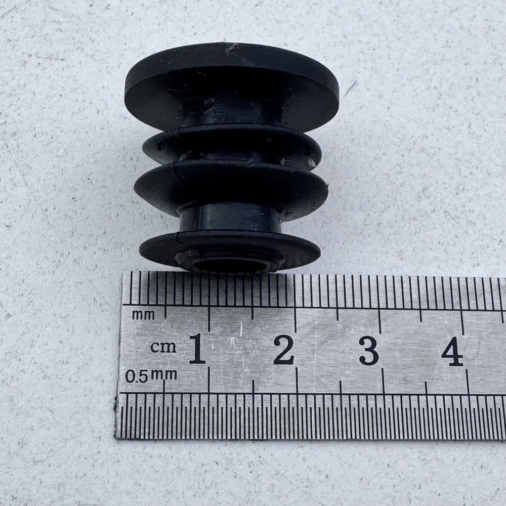 Bicycle Handlebar Bar End Plug Cap Black Red B Logo Insert MTB BMX Single A18