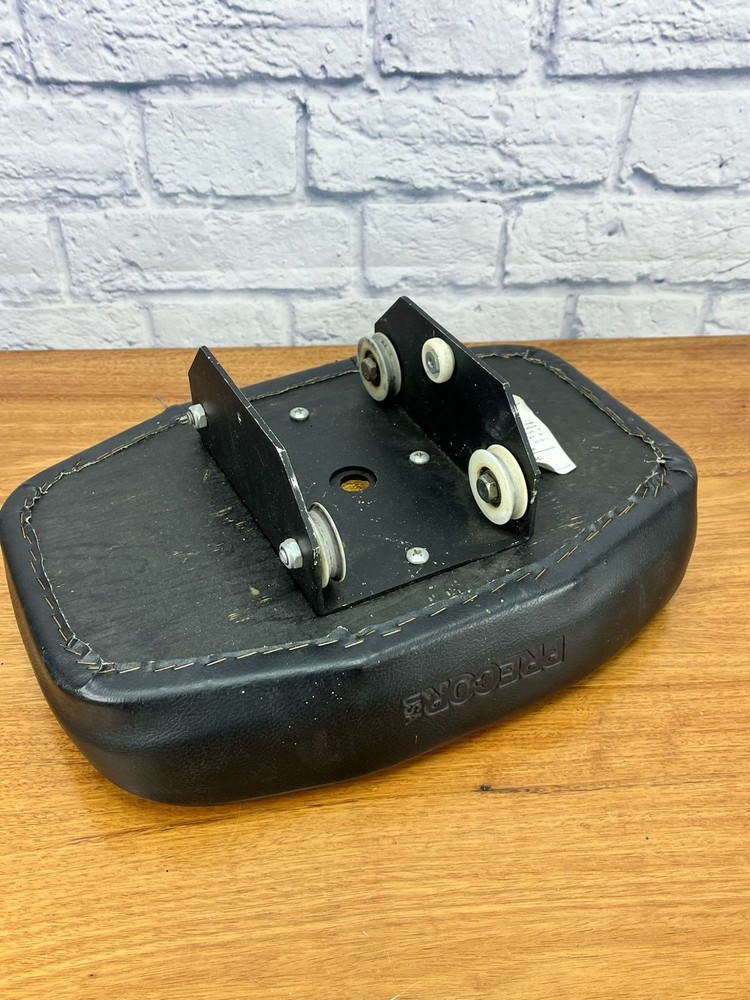 Precor 612 Rowing Machine Replacement Padded Seat (Missing 1 Roller)