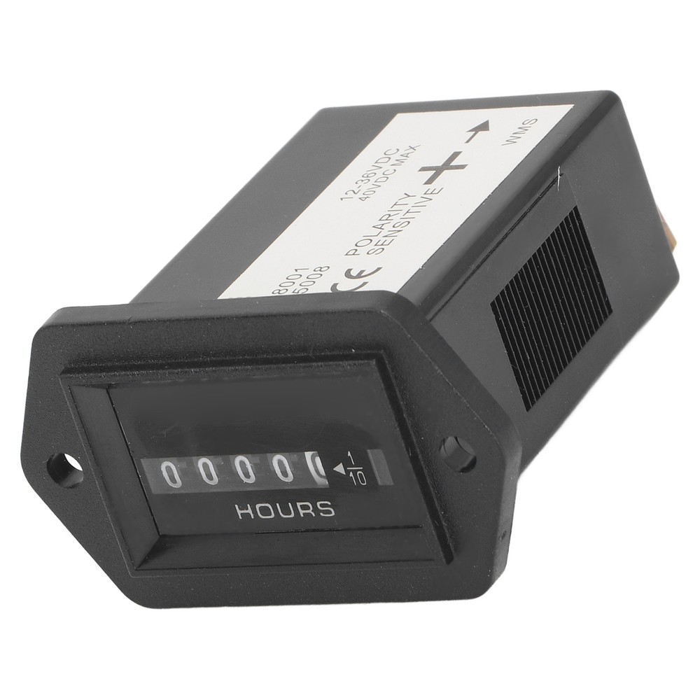 Mechanical Hour Meter Quartz Hourmeter For Construction Vehicle 12‑36VDC