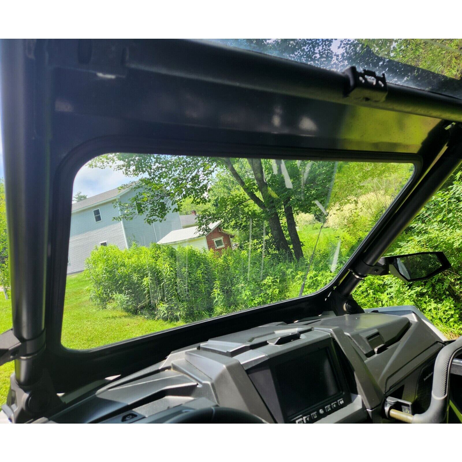 Full Glass Windshield Aluminum Frame For 20-24 Polaris RZR Pro XP 2 and 4 seat