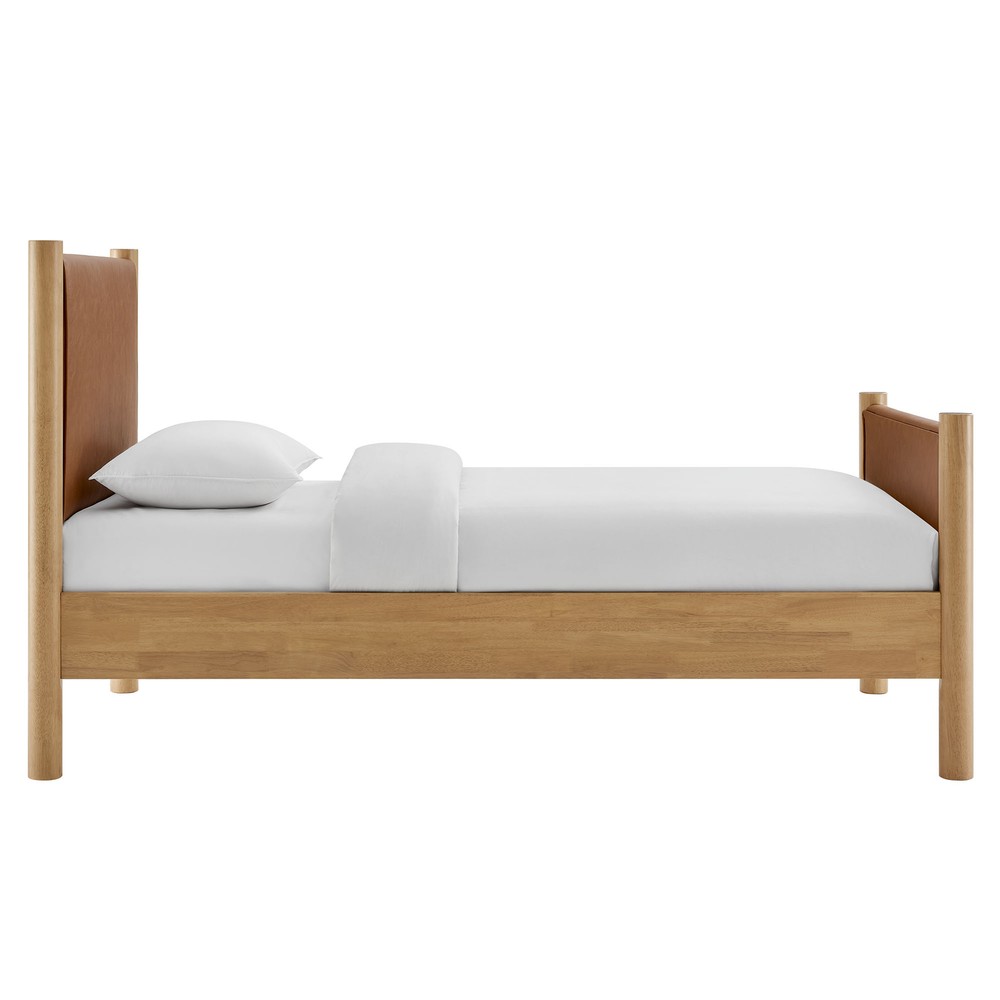 Maven Platform Bed in Tan Oak