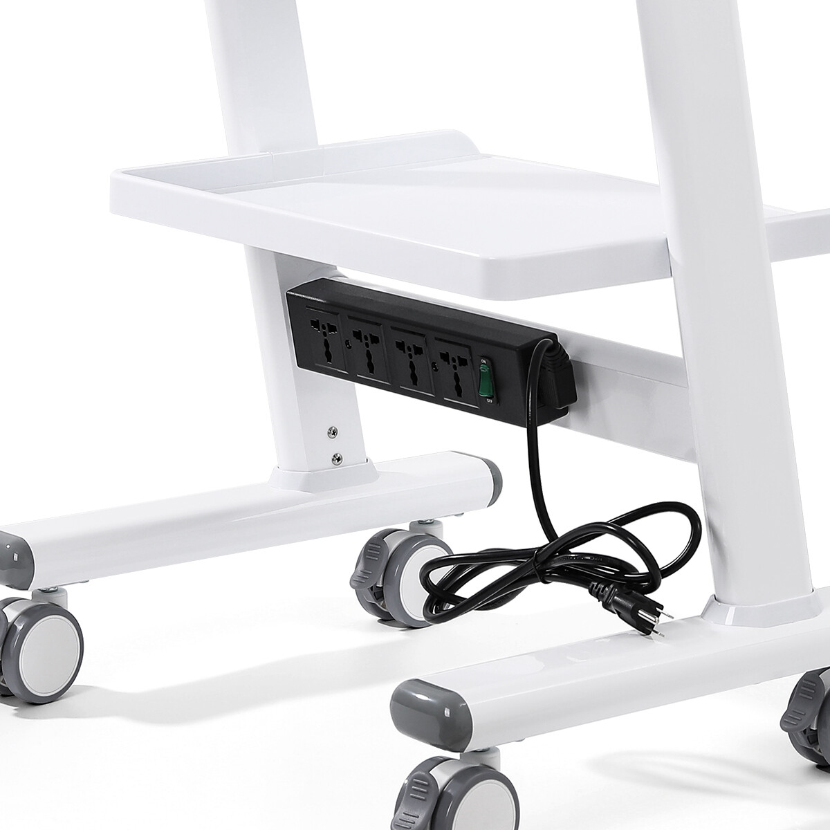 Dental Medical Mobile Cart Instrument Trolley /3 4 5 Drawers with Power Socket