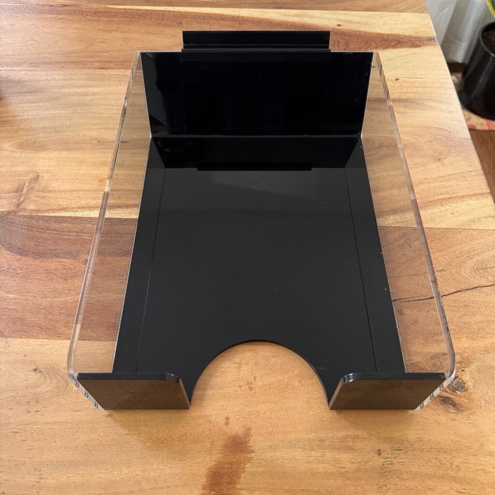 Gridwall Slatwall Acrylic Paper Trays Holders - Covers - Envelope Divider