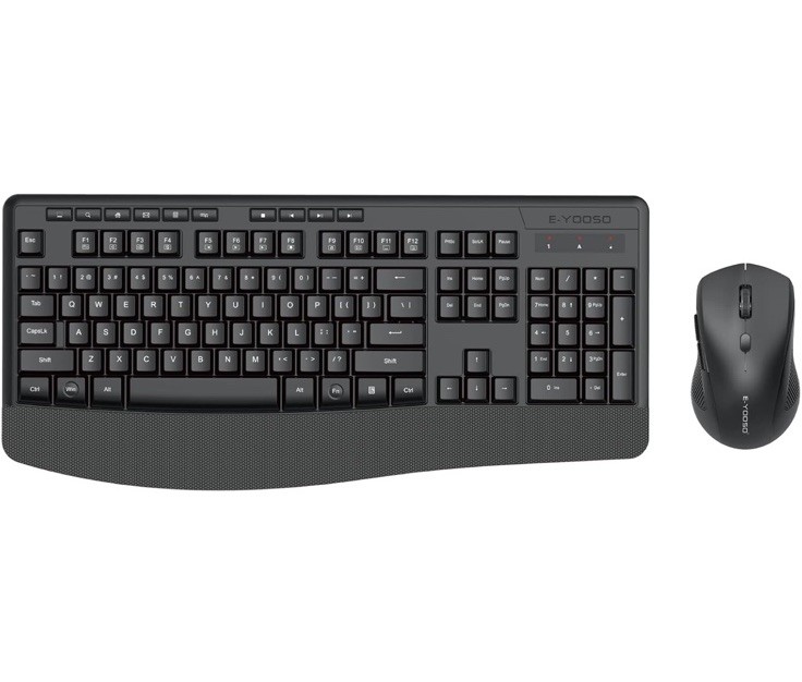 E-yooso Key Board And Mouse Combo Wireless E787
