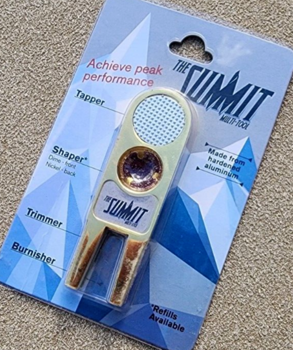 The Summit Multi-Tool, Tip Tool, Tapper, Shaper, Trimmer, Burnisher, Gold Color