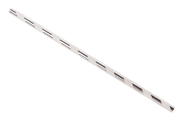 250 Paper Straws 8" (20cm) Silver & White Biodegradable Eco Friendly Compostable