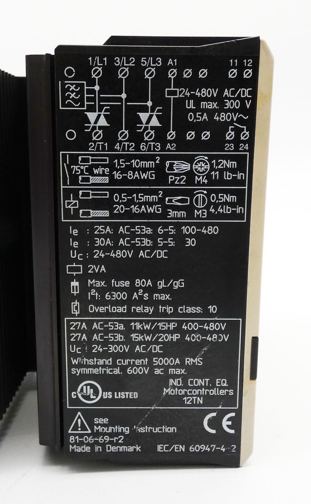 Danfoss Cl-tronic 037N0077 MCI 25C Compressor Soft Starter -used-